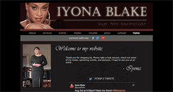 Desktop Screenshot of iyonablake.com